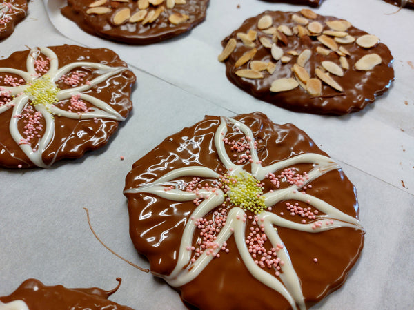 Chocolate Covered Italian Pizzelle Cookies